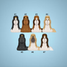 Load image into Gallery viewer, Shih Tzu ornament personalized