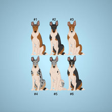 Load image into Gallery viewer, Smooth Collie ornament personalized