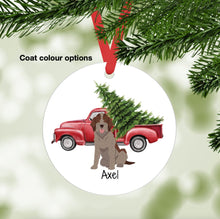 Load image into Gallery viewer, Wirehaired Pointing Griffon ornament personalized