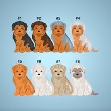 Load image into Gallery viewer, Morkie (Maltese/Yorkie mix) tote bag personalized