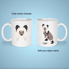 Load image into Gallery viewer, Chinese Crested 11 oz mug personalized