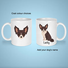 Load image into Gallery viewer, Chipoo (Chihuahua/Poodle mix) 11 oz mug personalized