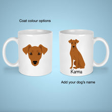 Load image into Gallery viewer, German Pinscher (natural) 11 oz mug personalized