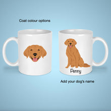 Load image into Gallery viewer, Golden Retriever 11 oz mug personalized