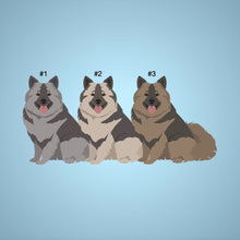 Load image into Gallery viewer, Keeshond 11 oz mug personalized