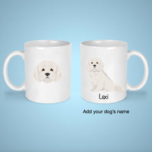 Load image into Gallery viewer, Maltese Terrier (puppy clip) 11 oz mug personalized