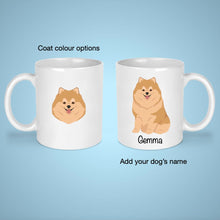 Load image into Gallery viewer, Pomeranian 11 oz mug personalized