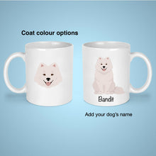Load image into Gallery viewer, Samoyed 11 oz mug personalized