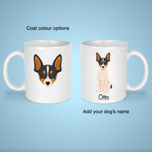 Load image into Gallery viewer, Toy Fox Terrier 11 oz mug personalized
