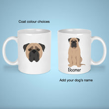 Load image into Gallery viewer, Bullmastiff 11 oz mug personalized