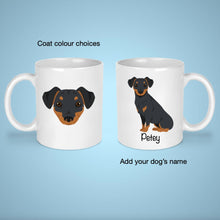 Load image into Gallery viewer, Chiweenie (Chihuahua/Dachshund mix) 11 oz mug personalized