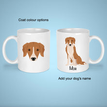 Load image into Gallery viewer, Gollie (Golden Retriever/Collie mix) 11 oz mug personalized