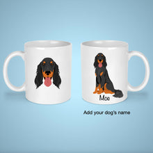 Load image into Gallery viewer, Gordon Setter 11 oz mug personalized