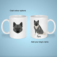 Load image into Gallery viewer, Norwegian Elkhound 11 oz mug personalized