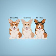 Load image into Gallery viewer, Pembroke Welsh Corgi keychain personalized