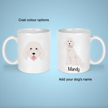 Load image into Gallery viewer, Standard Poodle 11 oz mug personalized