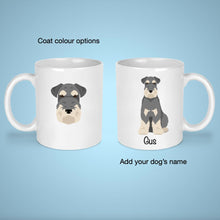 Load image into Gallery viewer, Standard Schnauzer 11 oz mug personalized