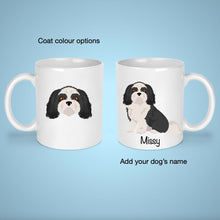 Load image into Gallery viewer, Shih Tzu (puppy clip) 11 oz mug personalized
