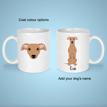 Load image into Gallery viewer, Whippet 11 oz mug personalized