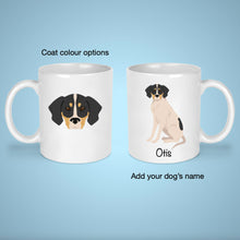 Load image into Gallery viewer, Treeing Walker Coonhound 11 oz mug personalized