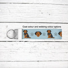 Load image into Gallery viewer, Borkie (Border Terrier/Yorkshire Terrier mix) key wristlet