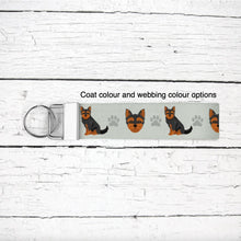 Load image into Gallery viewer, Chorkie (Chihuhahua/Yorkshire Terrier mix) key wristlet