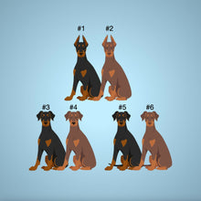 Load image into Gallery viewer, Doberman Pinscher key wristlet