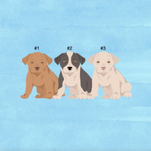 Load image into Gallery viewer, American Staffordshire Terrier puppy ornament personalized