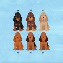 Load image into Gallery viewer, Bloodhound puppy ornament personalized