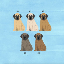 Load image into Gallery viewer, English Mastiff puppy ornament personalized