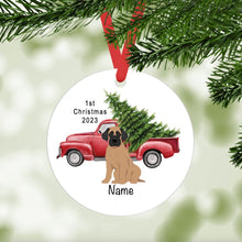Load image into Gallery viewer, Great Dane puppy ornament personalized