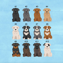 Load image into Gallery viewer, Staffordshire Bull Terrier puppy ornament personalized