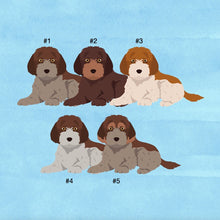 Load image into Gallery viewer, Wirehaired Pointing Griffon puppy ornament personalized