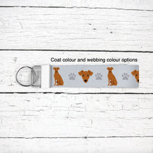 Load image into Gallery viewer, German Pinscher (natural ears) key wristlet