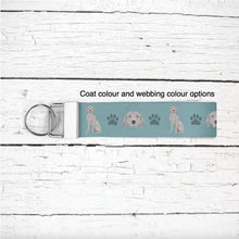Load image into Gallery viewer, Weimaraner key wristlet