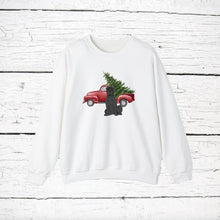 Load image into Gallery viewer, Cane Corso (cropped ears) Red Truck Sweatshirt
