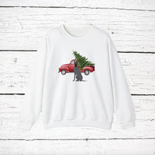 Load image into Gallery viewer, Great Dane (cropped ears) Red Truck Sweatshirt