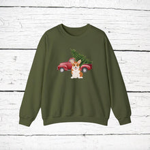 Load image into Gallery viewer, Pembroke Welsh Corgi Red Truck Sweatshirt