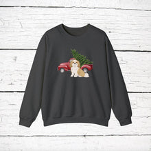 Load image into Gallery viewer, Shih Tzu (short hair) Red Truck Sweatshirt