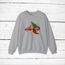 Load image into Gallery viewer, Yorkshire Terrier (short hair) Red Truck Sweatshirt