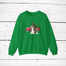 Load image into Gallery viewer, Alaskan Malamute Red Truck Sweatshirt