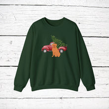 Load image into Gallery viewer, Dogue de Bordeaux Red Truck Sweatshirt