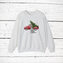 Load image into Gallery viewer, Irish Wolfhound Red Truck Sweatshirt