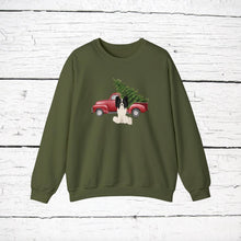 Load image into Gallery viewer, Papillon Red Truck Sweatshirt