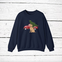 Load image into Gallery viewer, Staffordshire Bull Terrier Red Truck Sweatshirt