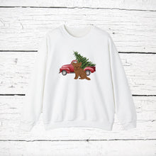 Load image into Gallery viewer, Pomapoo (Pomeranian/Poodle mix) Red Truck Sweatshirt