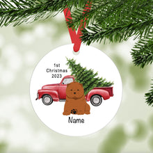 Load image into Gallery viewer, Chow Chow puppy ornament personalized