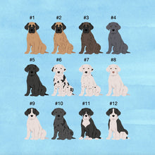 Load image into Gallery viewer, Great Dane puppy ornament personalized