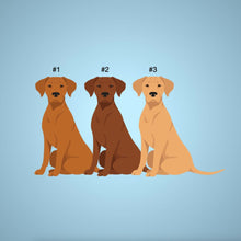 Load image into Gallery viewer, Rhodesian Ridgeback ornament personalized