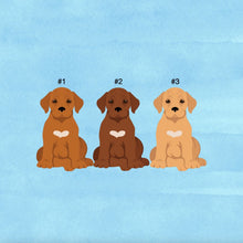 Load image into Gallery viewer, Rhodesian Ridgeback puppy ornament personalized